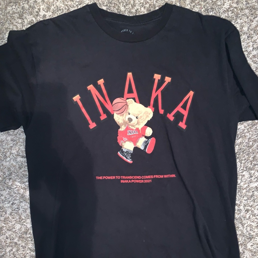 Inaka Power Teddy bear short sleeve size Large